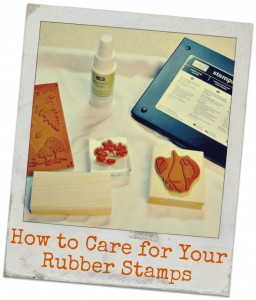 Care and cleaning of stamps